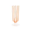 VIETRI Glassware|Nuovo Stripe Champagne Glass in Orange