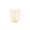 VIETRI Glassware|Nuovo Stripe Tall Tumbler in Yellow