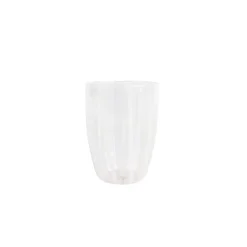 VIETRI Glassware|Nuovo Stripe White Tall Tumbler