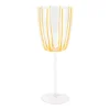VIETRI Glassware|Nuovo Stripe Wine Glass in Yellow