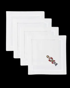 Henry Handwork Place Settings & Linens|Nutcracker Cocktail Napkin Set