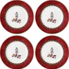 Prouna Dinnerware|Nutcracker Salad / Dessert Plate, Set of 4