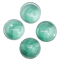 Two's Company Glassware|Octopus Double Old Fashion Glass in Gift Box, Set of 4