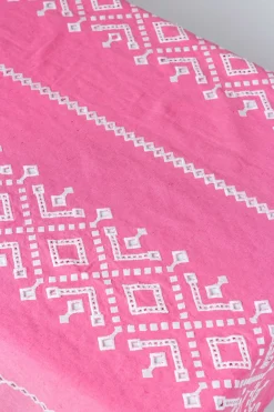 Esencial Hogar Place Settings & Linens|Ojete Rectangular Tablecloth in Bougainvillea