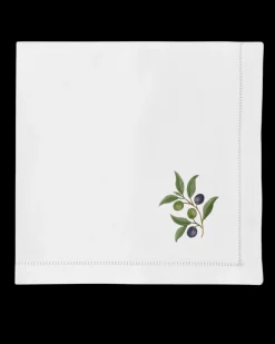 Henry Handwork Place Settings & Linens|Olive Branch Napkin