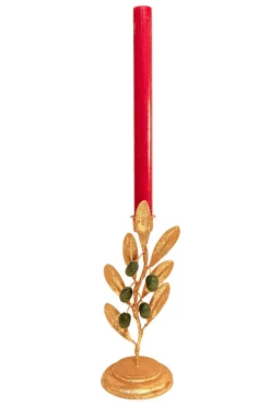 Inner Child Candles|Olive Candle Holder in Gold