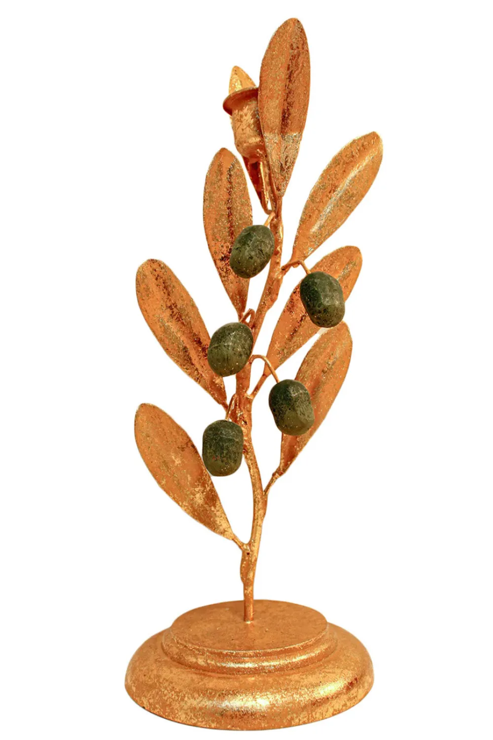 Inner Child Candles|Olive Candle Holder in Gold