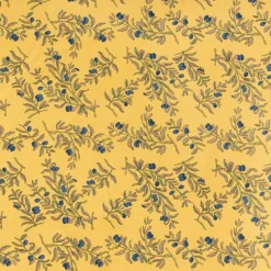 Couleur Nature Place Settings & Linens|Olive Tree Tablecloth in Khaki & Blue
