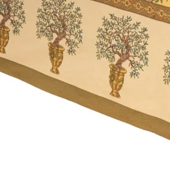 Couleur Nature Place Settings & Linens|Olive Tree Tablecloth in Khaki & Blue