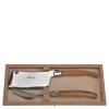 Jean Dubost Laguiole Flatware|Olive Wood 2-Piece Cheese Set