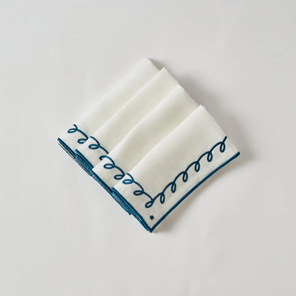Maison Margaux Place Settings & Linens|Oliver White Napkins, Set of 4
