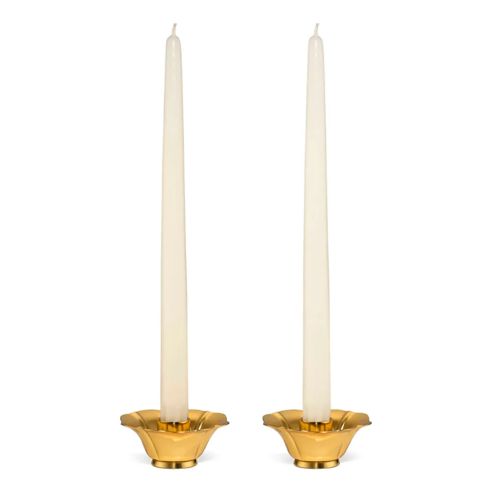 AERIN Candles|Olivia Taper Candleholders, Set of 2