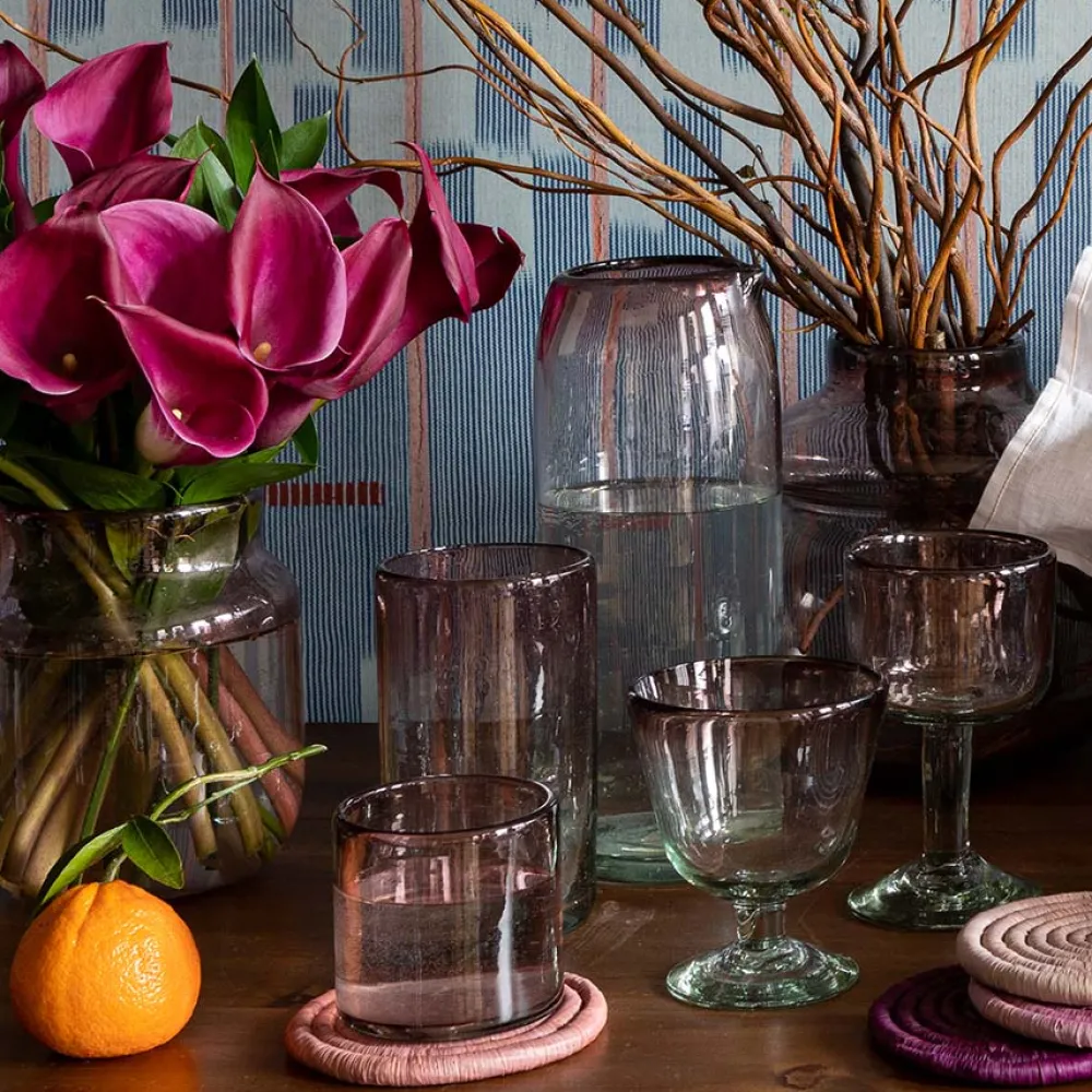 St. Frank Glassware|Ombré Amethyst Coupe