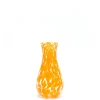 Paul Arnhold Glass Living|Décor|Orange Transparent Spotted Bud Vase