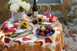 Couleur Nature Place Settings & Linens|Orchard Pear Napkins in Burgundy, Set of 6