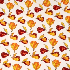 Couleur Nature Place Settings & Linens|Orchard Pear Tablecloth in Burgundy