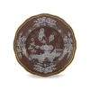 Ginori 1735 Dinnerware|Oriente Italiano Antico Doccia Flat Bread Plate in Castagna