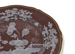 Ginori 1735 Dinnerware|Oriente Italiano Antico Doccia Charger Plate in Castagna