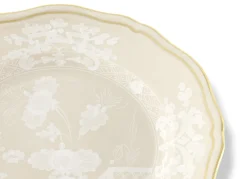 Ginori 1735 Dinnerware|Oriente Italiano Antico Doccia Flat Bread Plate in Meringa