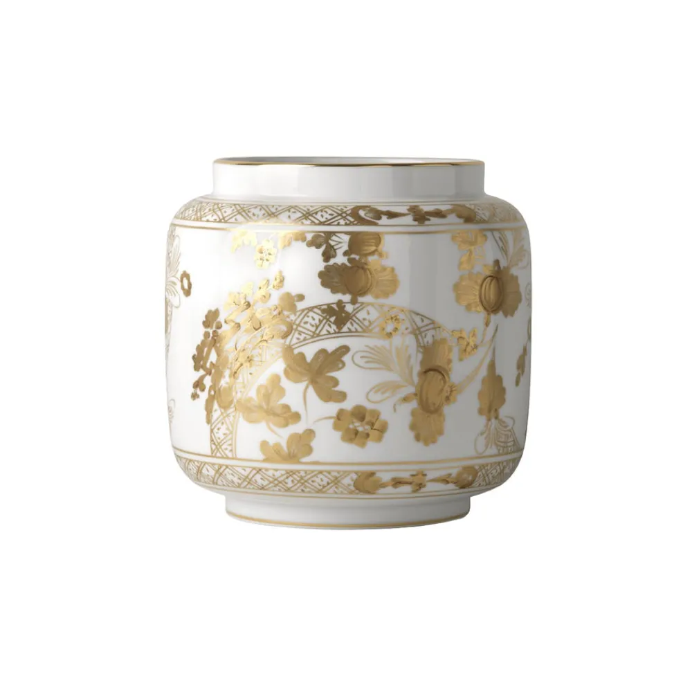 Ginori 1735 Candles & Fragrance|Candles|Oriente Italiano Candleholder Vase in Aurum