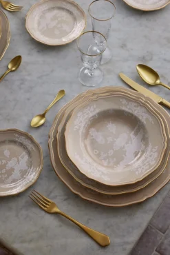 Ginori 1735 Dinnerware|Oriente Italiano Dessert Plate in Meringa
