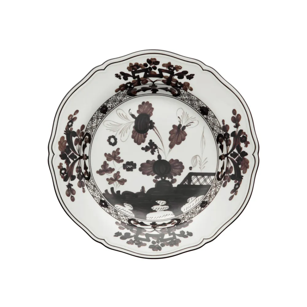Ginori 1735 Dinnerware|Oriente Italiano Dessert Plate in Albus