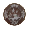 Ginori 1735 Dinnerware|Oriente Italiano Dessert Plate in Castagna