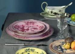 Ginori 1735 Dinnerware|Oriente Italiano Dinner Plate in Porpora