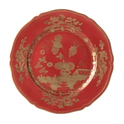 Ginori 1735 Dinnerware|Oriente Italiano Dinner Plate in Rubrum
