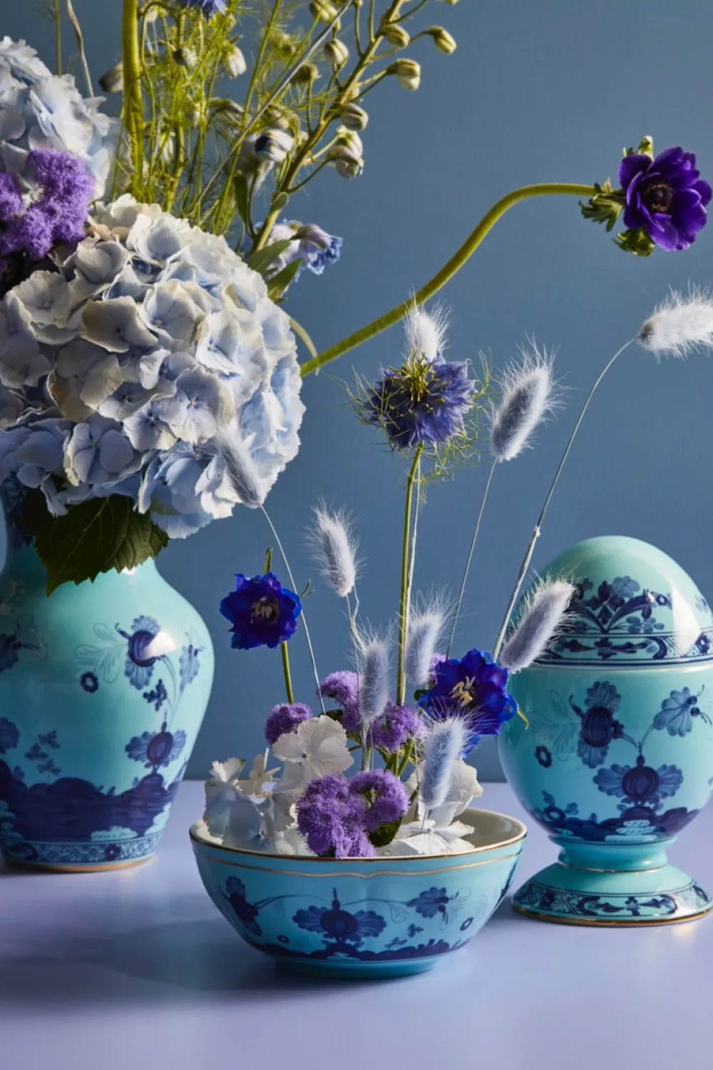 Ginori 1735 Dinnerware|Oriente Italiano Egg With Cover in Iris