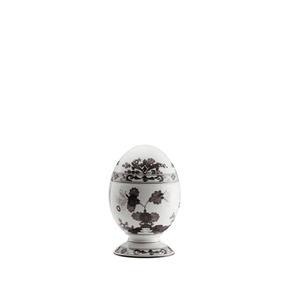 Ginori 1735 Dinnerware|Oriente Italiano Egg With Cover in Albus