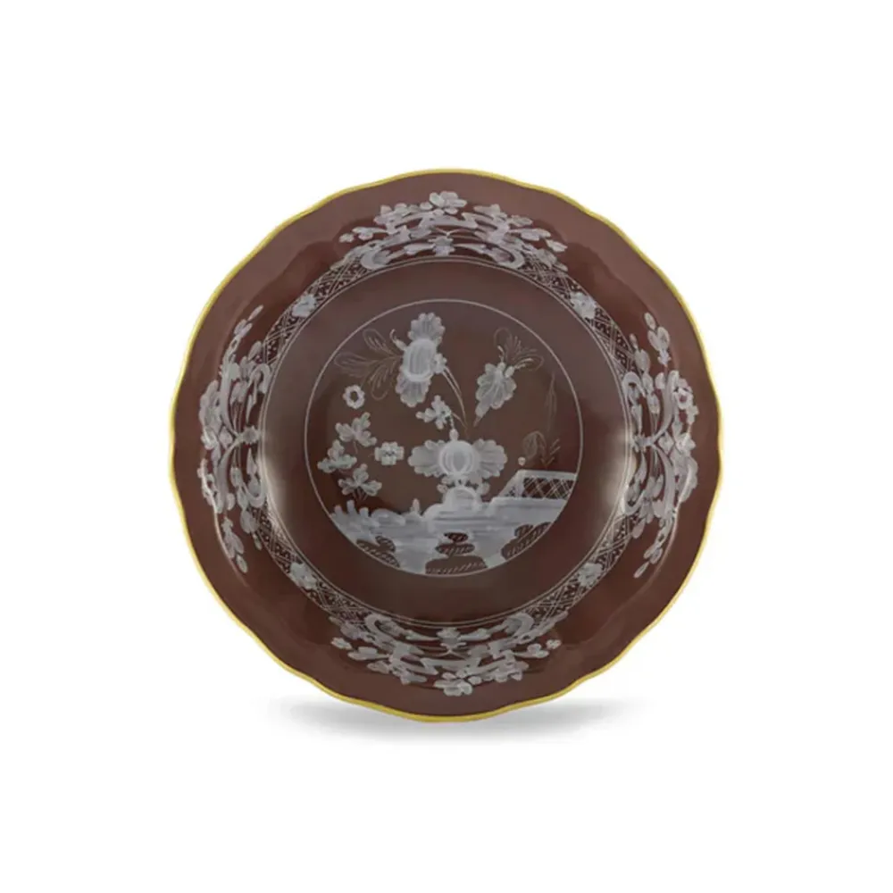 Ginori 1735 Dinnerware|Oriente Italiano Fruit Bowl Antico Doccia in Castagna