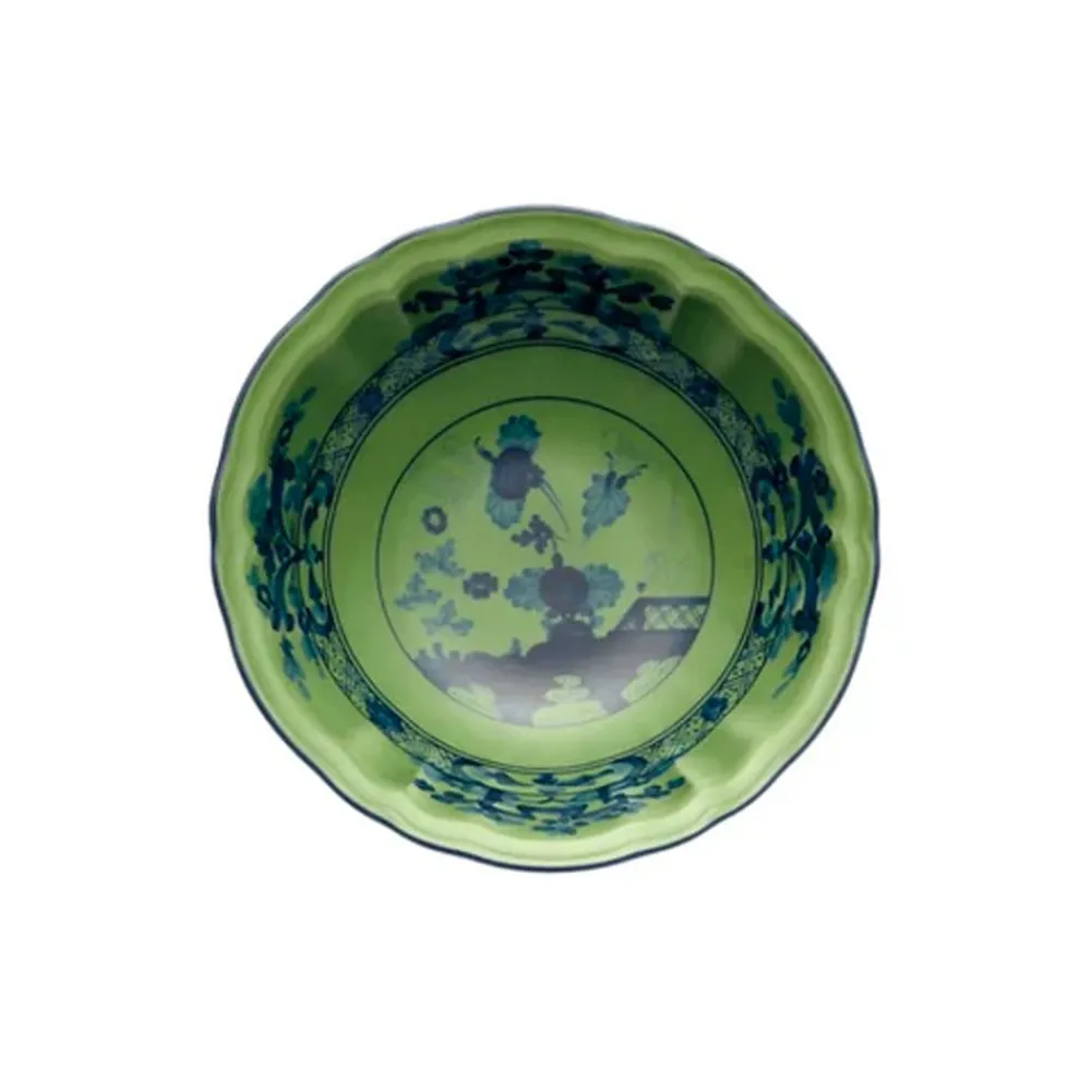 Ginori 1735 Dinnerware|Oriente Italiano Fruit Bowl in Malachite