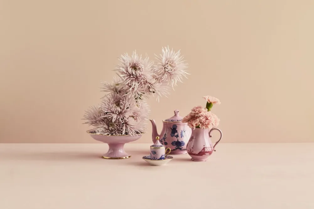 Ginori 1735 Dinnerware|Oriente Italiano Fruit Stand in Pervinca