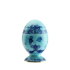 Ginori 1735 Dinnerware|Oriente Italiano Large Egg With Cover in Iris