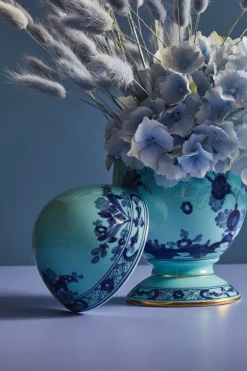 Ginori 1735 Dinnerware|Oriente Italiano Large Egg With Cover in Porpora