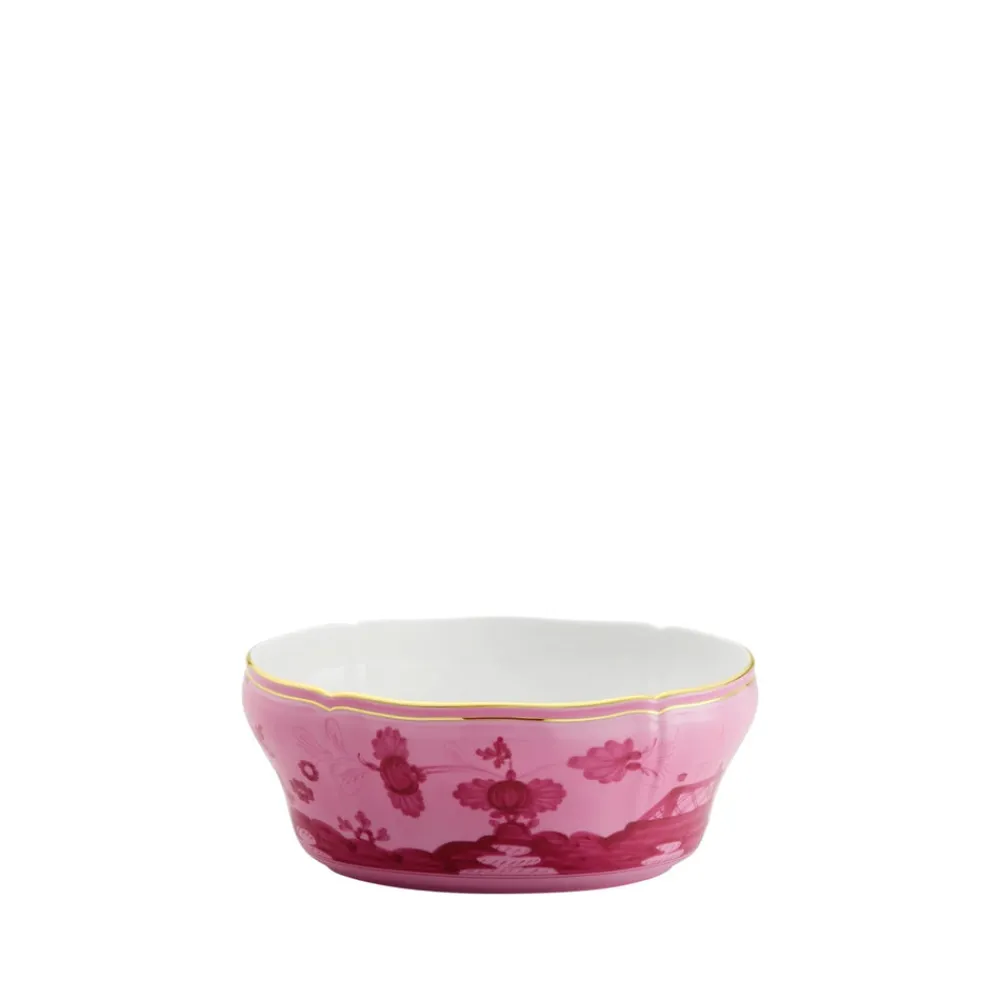 Ginori 1735 Dinnerware|Oriente Italiano Oval Salad Bowl in Porpora