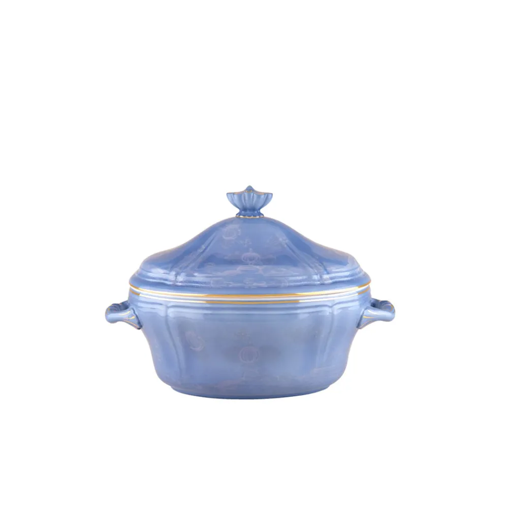 Ginori 1735 Dinnerware|Oriente Italiano Oval Tureen With Cover in Pervinca