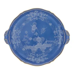 Ginori 1735 Dinnerware|Oriente Italiano Round Cake Plate in Pervinca