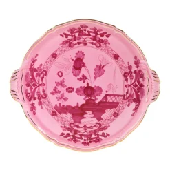 Ginori 1735 Dinnerware|Oriente Italiano Round Cake Plate in Porpora