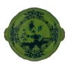 Ginori 1735 Dinnerware|Oriente Italiano Round Cake Plate in Malachite