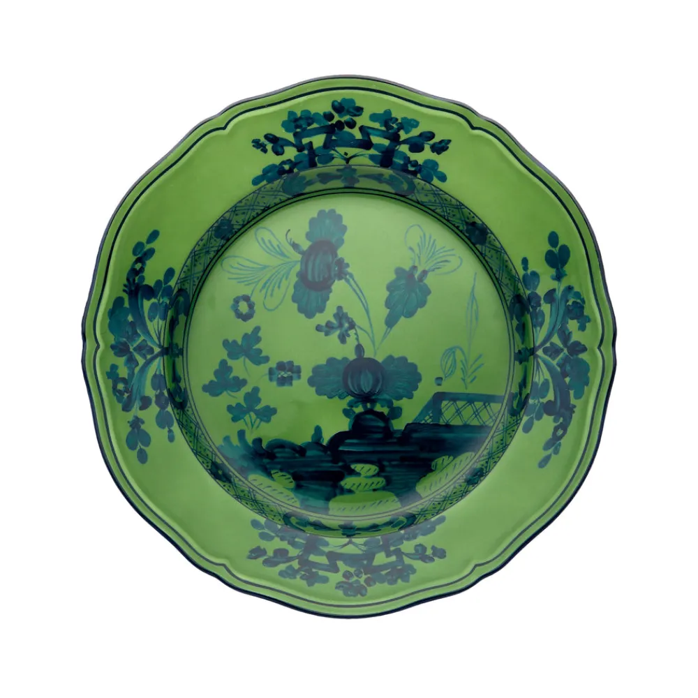 Ginori 1735 Dinnerware|Oriente Italiano Soup Plate in Malachite