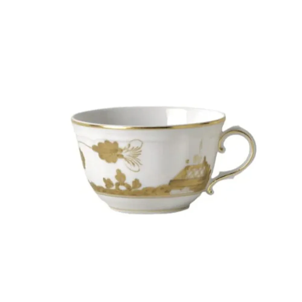 Ginori 1735 Dinnerware|Oriente Italiano Tea Cup in Aurum
