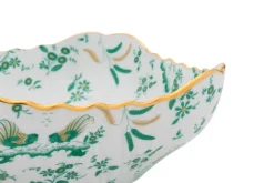 Ginori 1735 Dinnerware|Oro Di Doccia Squared Salad Bowl