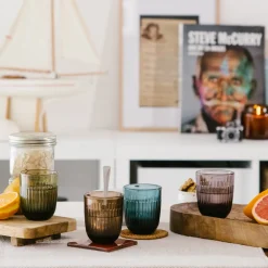 La Rochere Glassware|Ouessant Tumbler in Olive Green, Set of 6