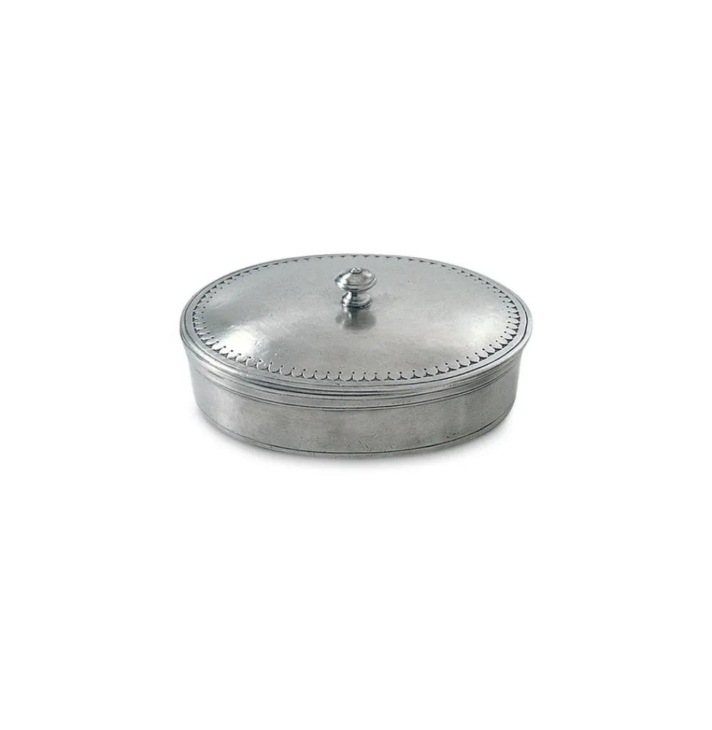 Match Dinnerware|Oval Lidded Box, Large