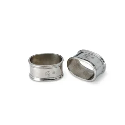 Match Silver|Place Settings & Linens|Oval Napkin Rings, Set of 2