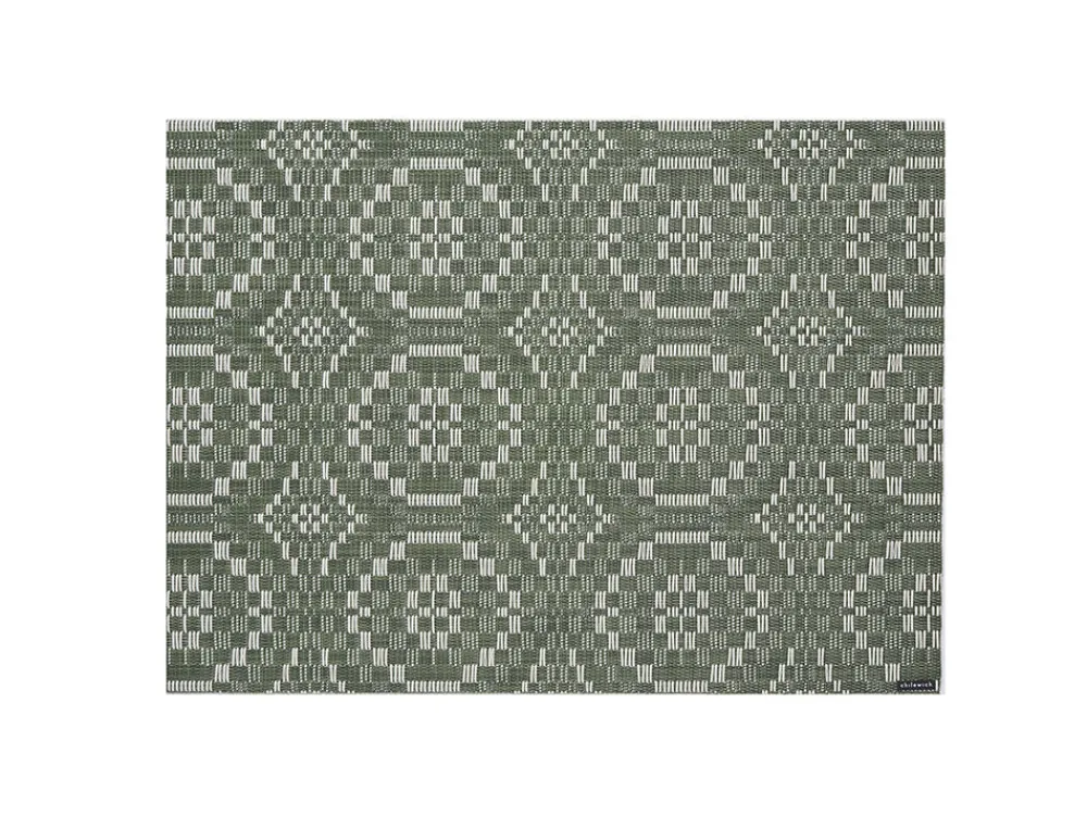 Chilewich Place Settings & Linens|Overshot Placemat in Thyme