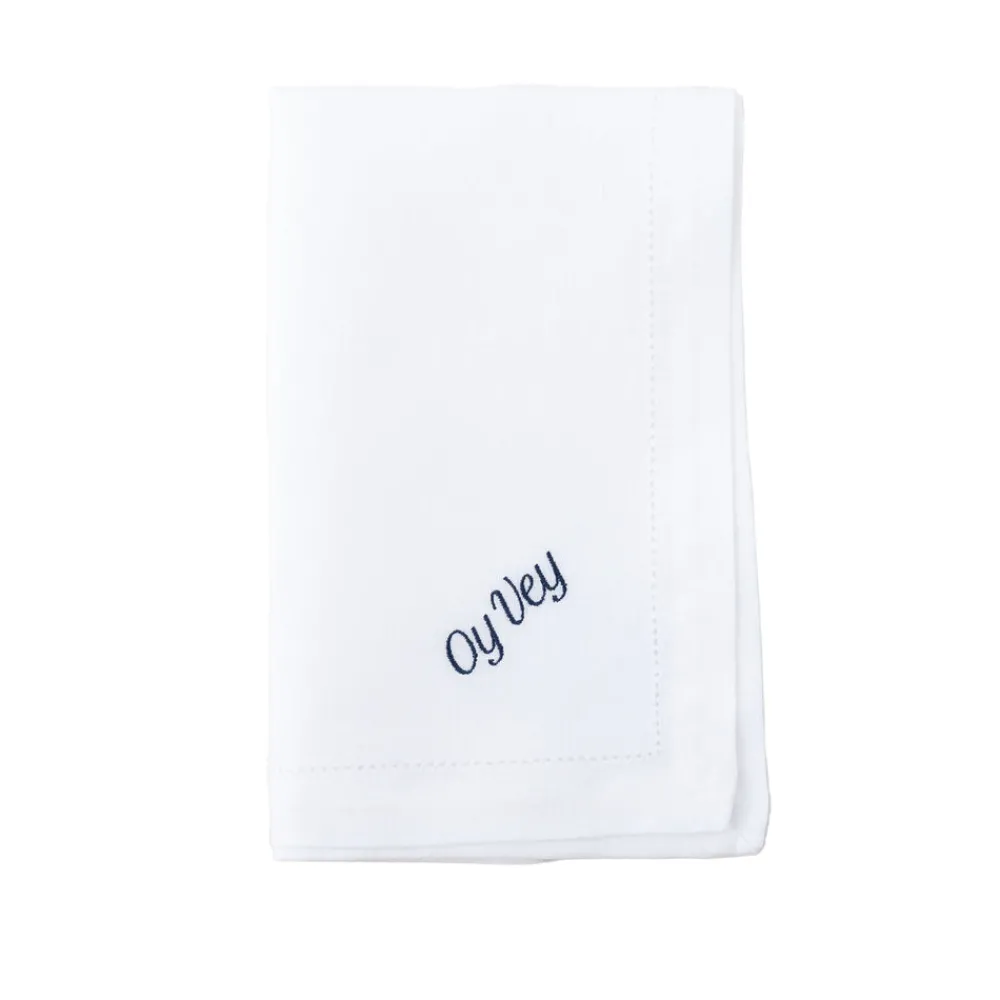 No Reservations Place Settings & Linens|Oy Vey Dinner Napkins, Set of 12