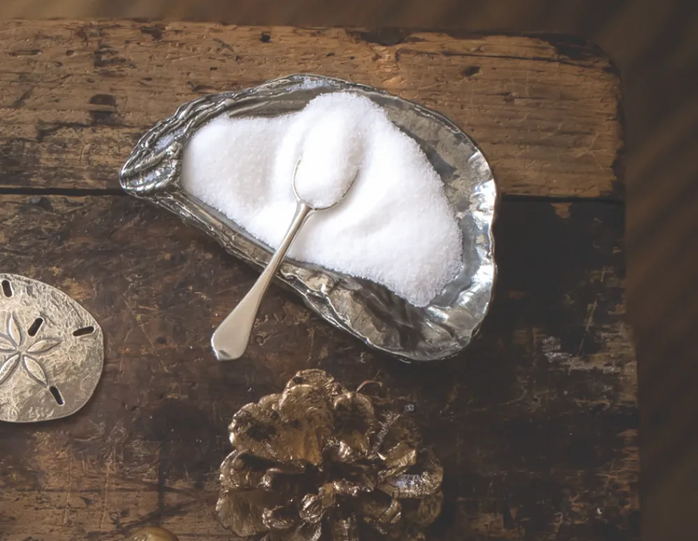 Salisbury Silver|Dinnerware|Oyster Salt Cellar & Spoon Set